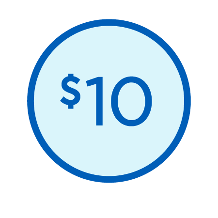 $10