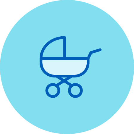 Baby Stroller Icon