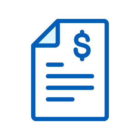 Document with Dollar Sign Icon