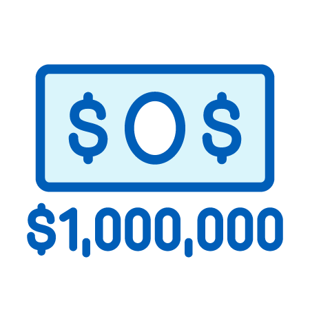 Million Dollar Bill Icon