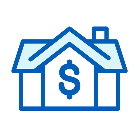 House with Dollar Sign Icon