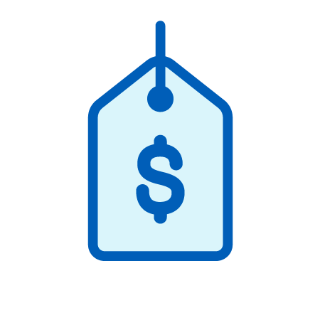 Price Tag with Dollar Sign Icon
