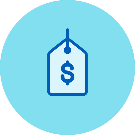 Price Tag with Dollar Sign Icon