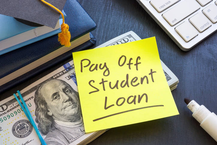 Student Loan Payment Sticky Note Reminder