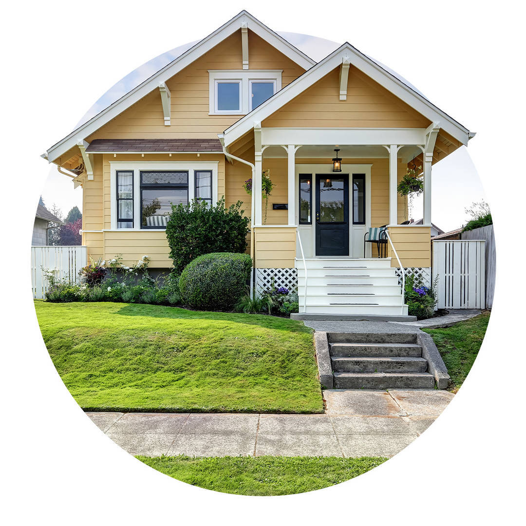 picture of front of a house from the outside