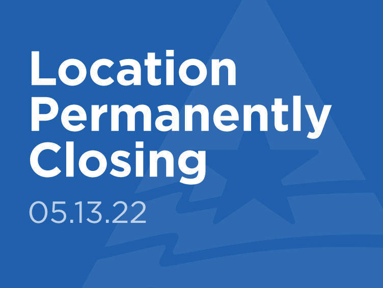 location permanently closing