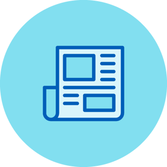 Newspaper icon.