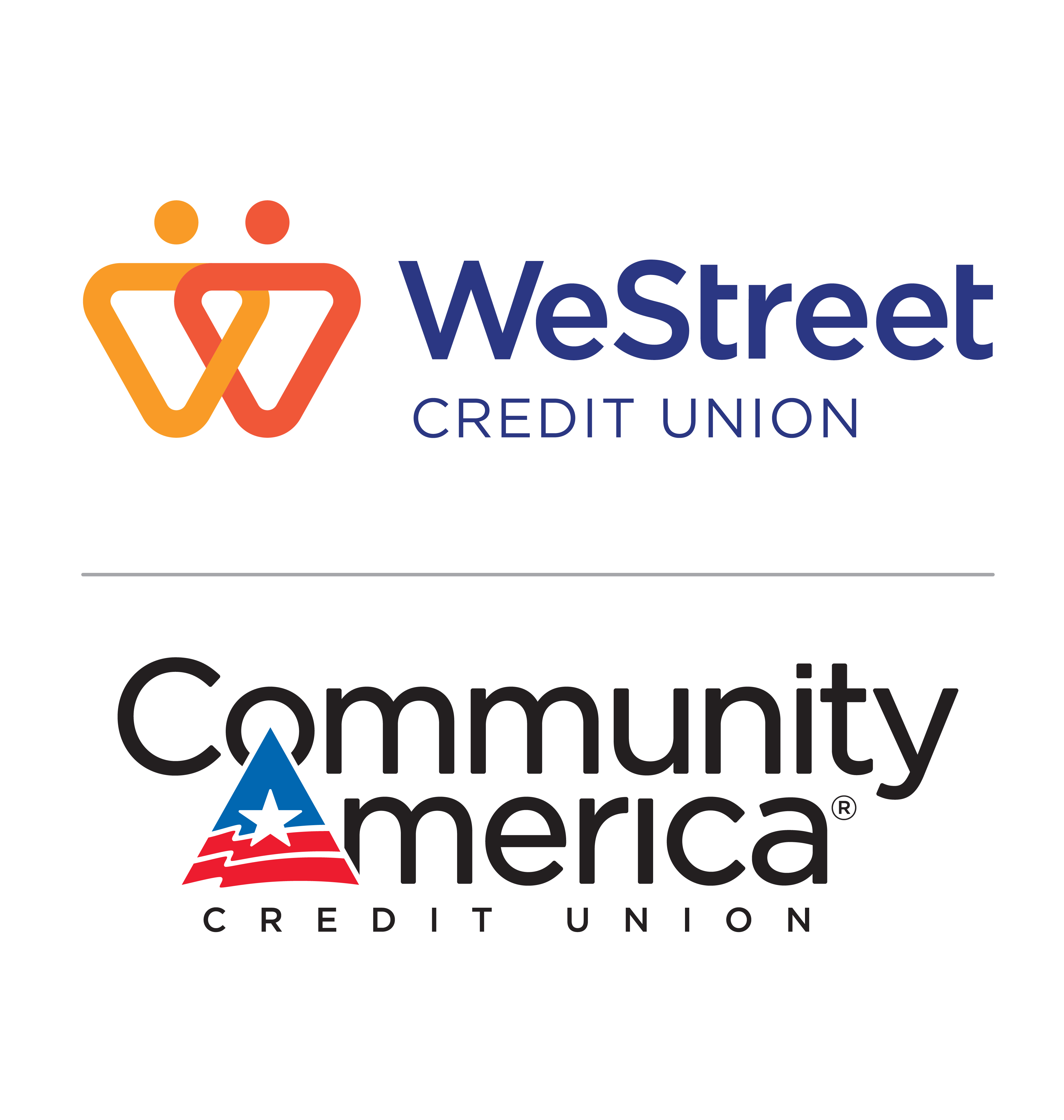 CommunityAmerica and WeStreet Credit Union logos